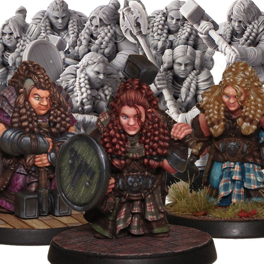 Atlantis Miniatures Dwarf Female Unit