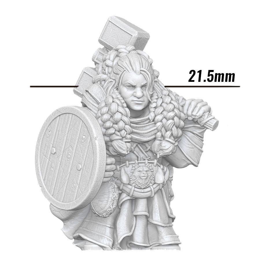 Atlantis Miniatures Dwarf Female Unit