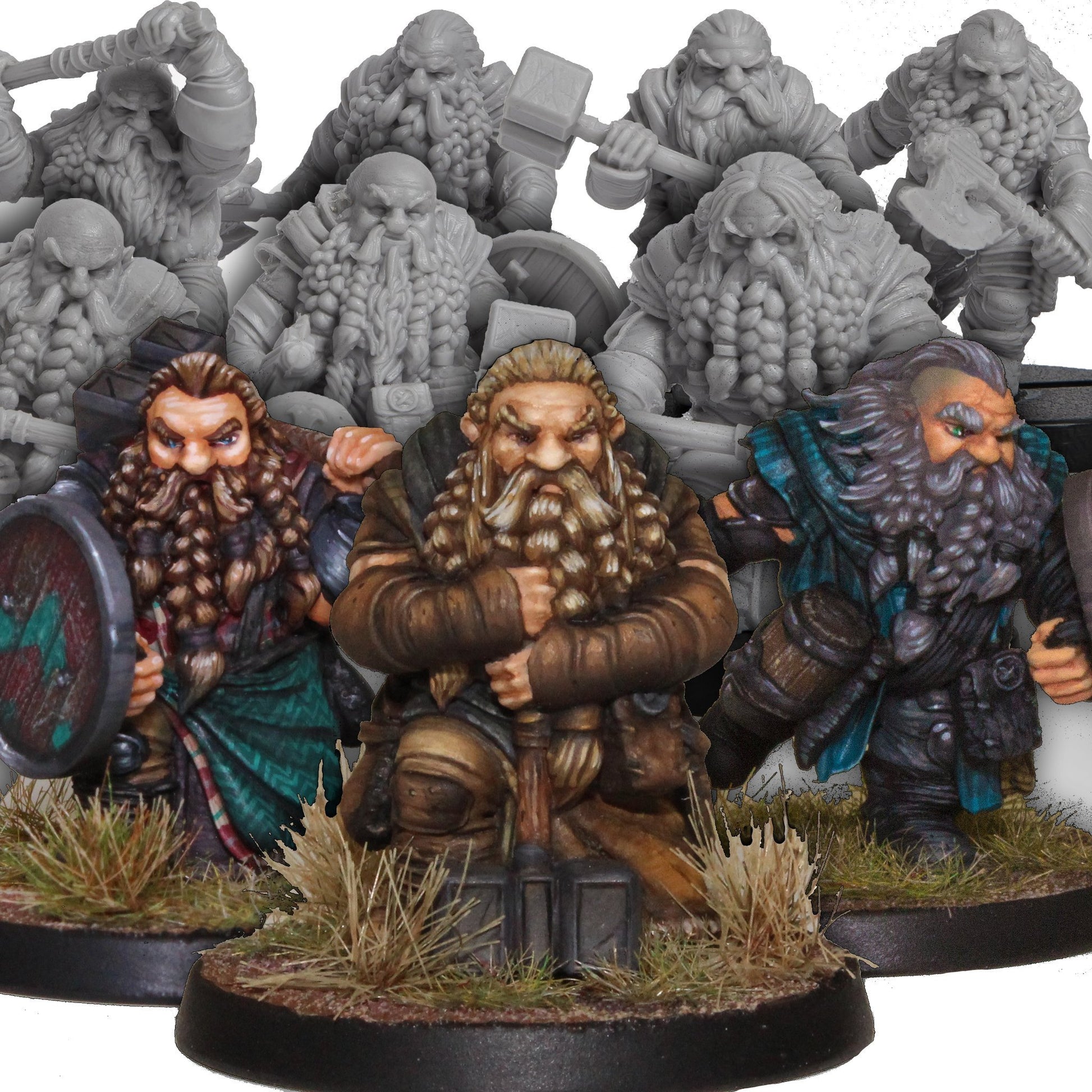 Atlantis Miniatures Dwarf Male Unit