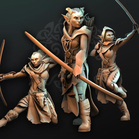 Atlantis Miniatures Elf Archers (F)