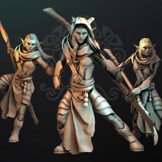 Atlantis Miniatures Elf Warriors 2 (F)