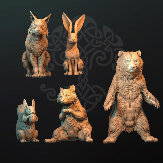 Atlantis Miniatures Forest Critters